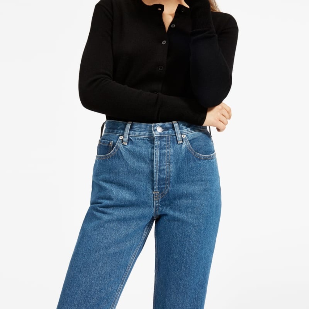 Everlane High-Rise Cheeky Straight Jean (Ankle)
